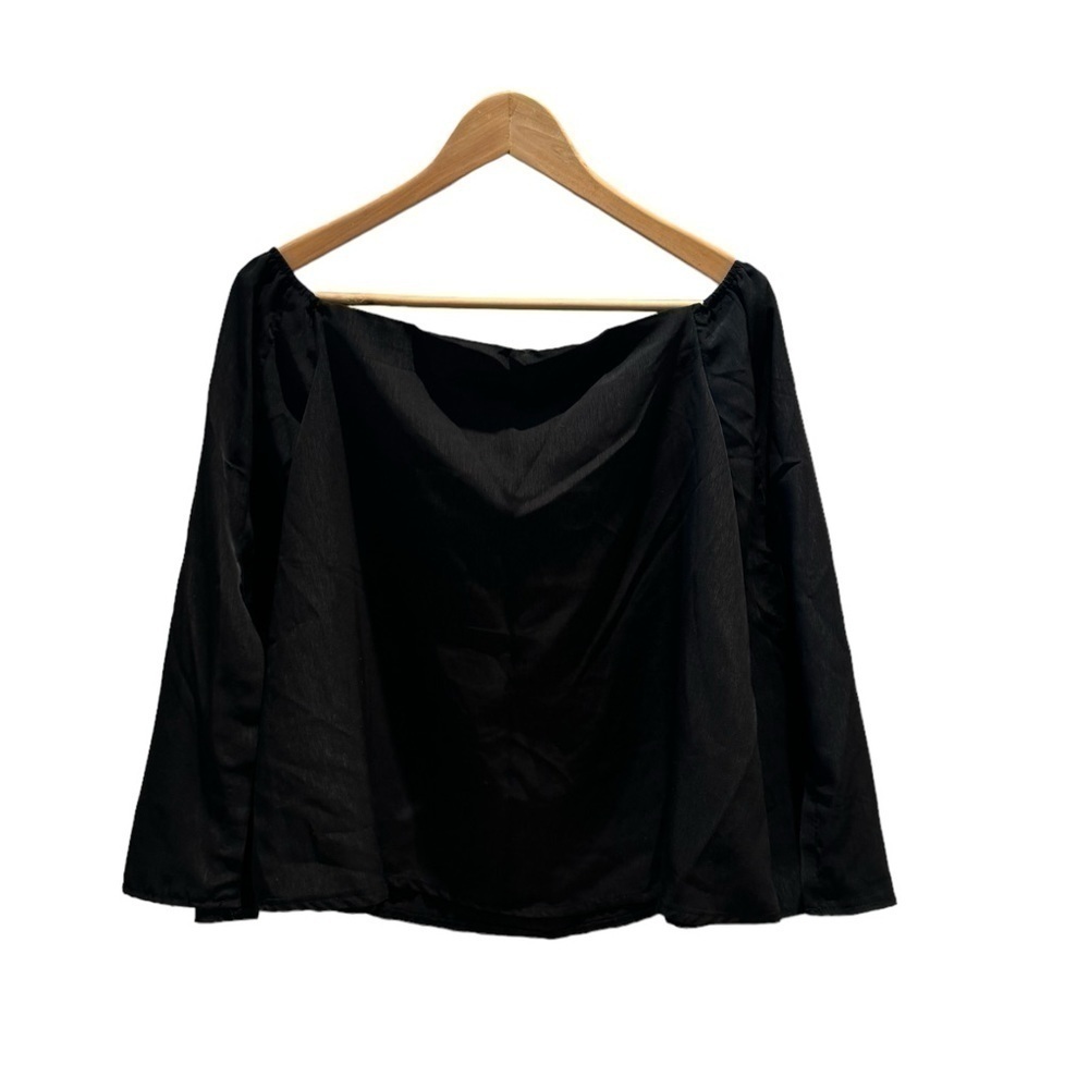 HALSTON off the shoulder lightweight blouse - size S